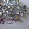 5 Cristalli Swarovski bicono 5328 6mm Comet Argent Light