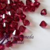5 Cristalli Swarovski bicono 5328 6mm Ruby