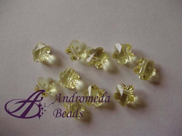 2 Cristalli Swarovski Fiore 5744 6mm Jonquil