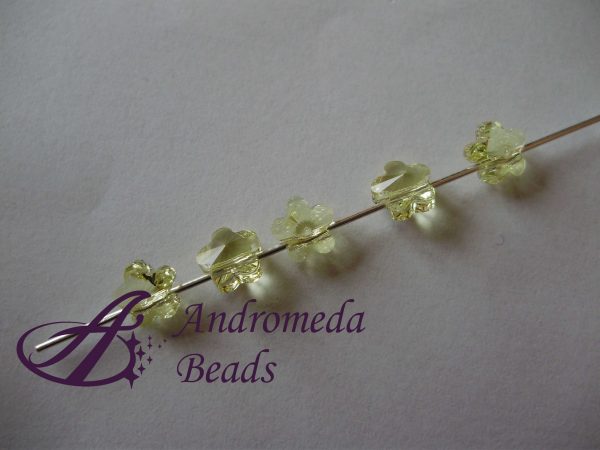 2 Cristalli Swarovski Fiore 5744 6mm Jonquil - immagine 2