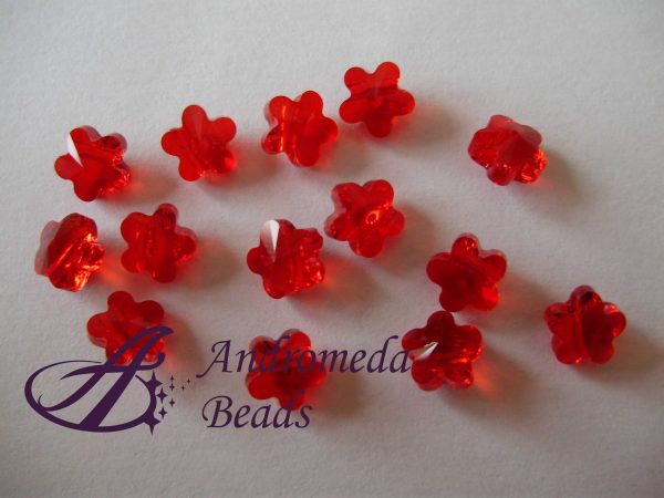 2 Cristalli Swarovski Fiore 5744 6mm Light Siam