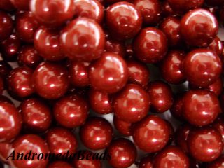 2 Cristalli Swarovski perla 10mm 5810 Crystal Bordeaux