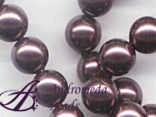 5 Cristalli Swarovski perla 6mm 5810 Crystal Burgundy