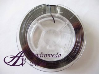 1 Rocchetto da 10m di Alluminio 1mm colore Nero