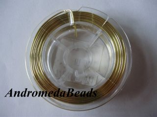 1 Rocchetto da 10m di Alluminio 1mm colore Oro