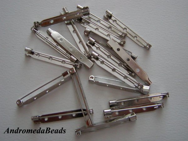 Base per Spilla 3 fori 38mm nickel free