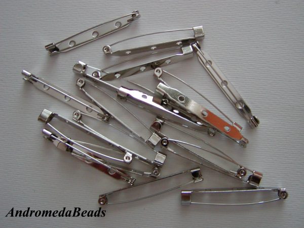 Base per Spilla 3 fori 44mm nickel free