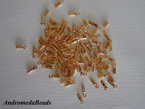 10 Capocorda colore Oro 1mm