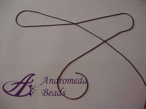 1 Metro Catenella Cobra 4 lati 0.8mm Rame Antico