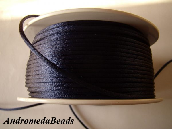 1 Metro Sfuso di Codino di Topo colore Blu 2mm