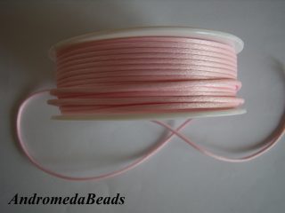 1 Metro Sfuso di Codino di Topo colore Rosaline 2mm