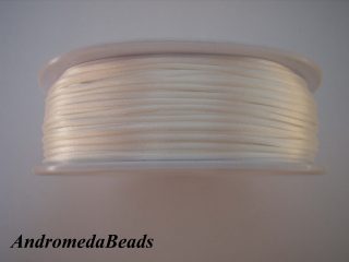 1 Metro Sfuso di Codino di Topo colore Bianco 1mm