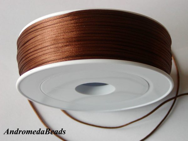 1 Metro Sfuso di Codino di Topo colore Marrone Scuro 1mm