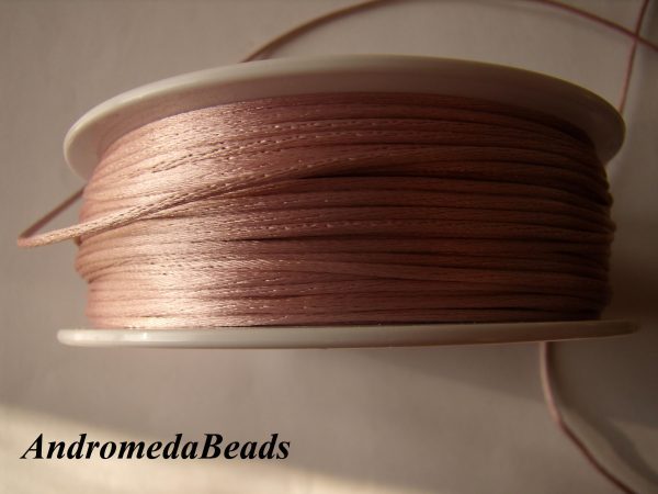 1 Metro Sfuso di Codino di Topo colore Rosa Antico 1mm