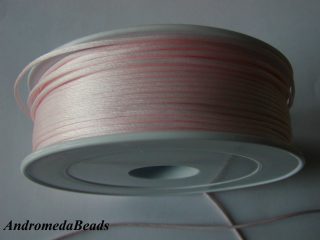 1 Metro Sfuso di Codino di Topo colore Rosa Chiaro 2mm