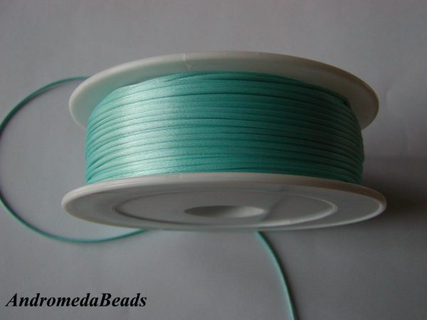 1 Metro Sfuso di Codino di Topo colore Turchese Chiaro 1mm