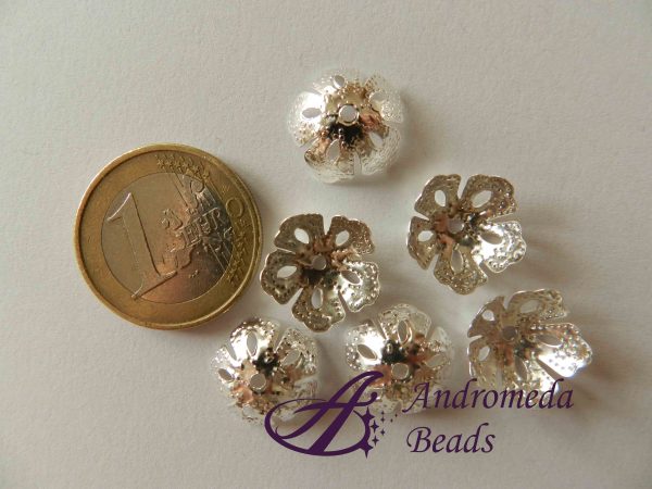 Coppetta Forata colore Argento 14mm