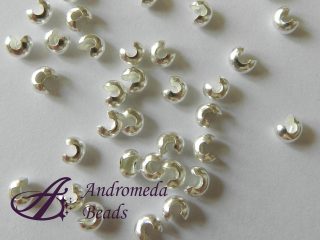 10 Coprischiaccini color Argento 2,5mm nickel free