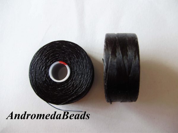 1 Bobina di Filo per Miyuki C-Lon Misura D colore Black
