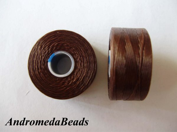 1 Bobina di Filo per Miyuki C-Lon Misura D colore Brown