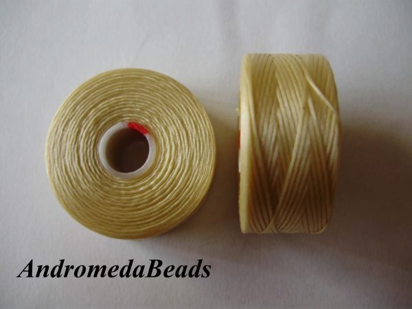1 Bobina di Filo per Miyuki C-Lon Misura D colore Dark Cream