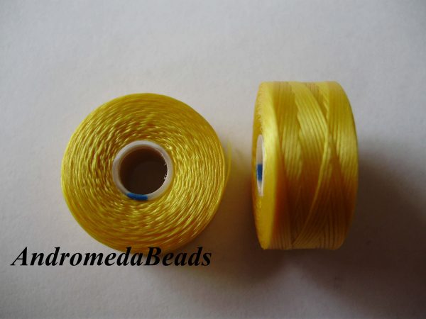 1 Bobina di Filo per Miyuki C-Lon Misura AA colore Gold Yellow
