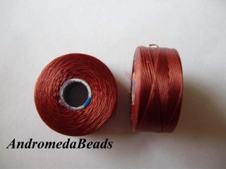 1 Bobina di Filo per Miyuki C-Lon Misura AA colore Sienna