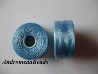 1 Bobina di Filo per Miyuki C-Lon Misura AA colore Sky Blue