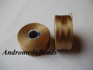 1 Bobina di Filo per Miyuki C-Lon Misura AA colore Tan
