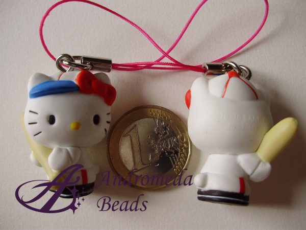 1 ciondolo/charm Hello Kitty Original Sanrio Sports D4