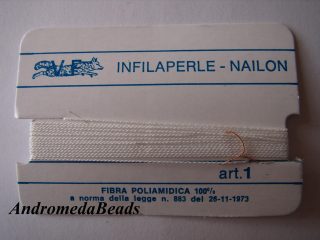 1 Infilaperle 2 Metri Misura 1 colore Bianco