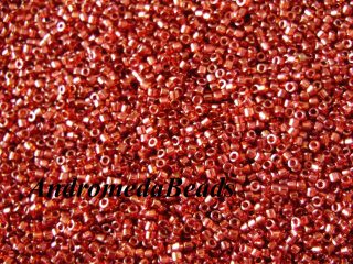 Miyuki Delica 11/0 colore 116 Trans Red Metallic Luster 5g