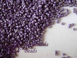 Miyuki Delica 11/0 colore 1174 Galvanized Matte Eggplant 5g
