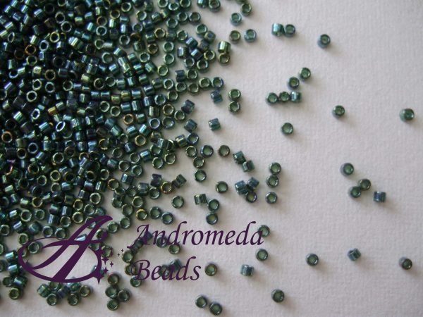 Miyuki Delica 11/0 colore 125 Emerald Gold Luster 5g
