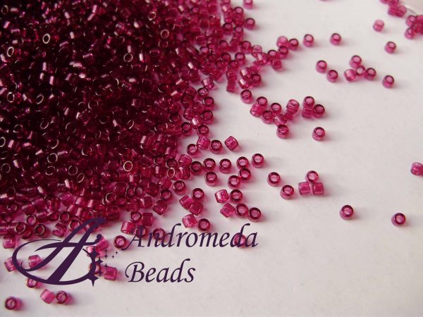 Miyuki Delica 11/0 colore 1312 Dyed Transparent Wine 5g