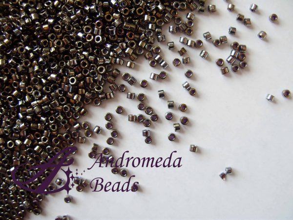 Miyuki Delica 11/0 colore 254 Galvanized Tarnished Silver 5g