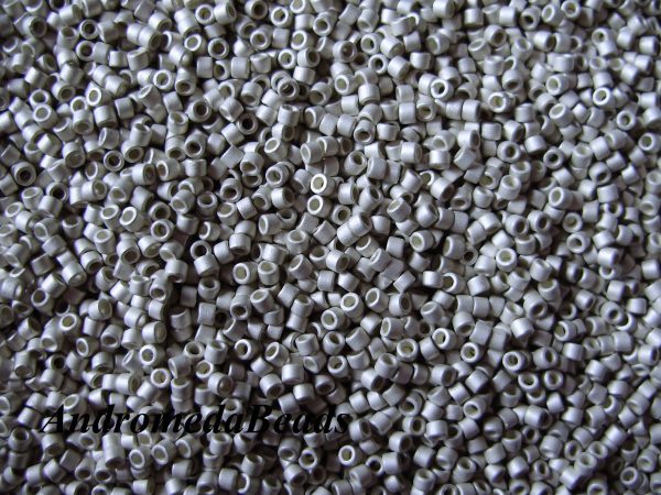 Miyuki Delica 11/0 colore 335 Matte Met Galvanized Silver 5g