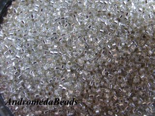 Miyuki Delica 11/0 colore 41 Crystal Silver Lined 5g