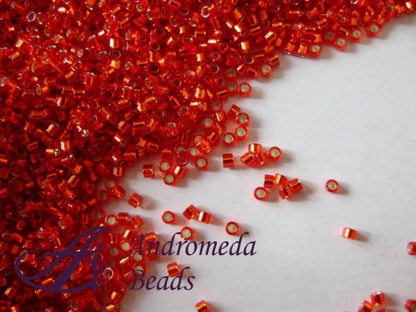 Miyuki Delica 11/0 colore 43 Silver Lined Burnt Orange 5g