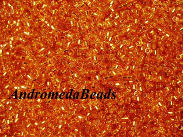 Miyuki Delica 11/0 colore 45 Silver Lined Orange 5g