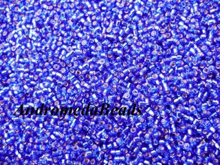 Miyuki Delica 11/0 colore 47 Silver Lined Sapphire 5g