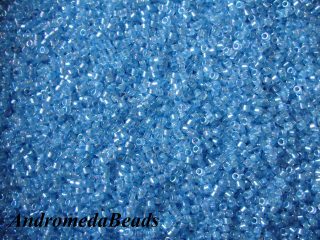 Miyuki Delica 11/0 colore 57 Lined Sky Blue AB 5g