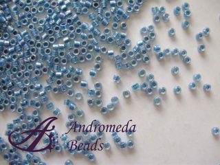 Miyuki Delica 11/0 colore 58 Lined Light Blue 5g