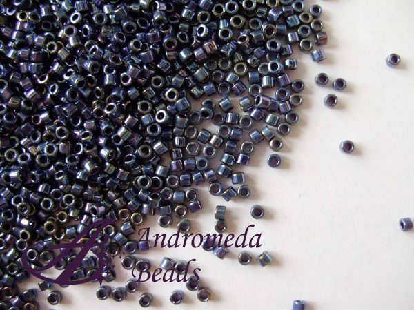 Miyuki Delica 11/0 colore 6 Gun Metal Iris 5g