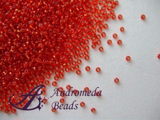Miyuki Rocailles 15/0 colore 1434 Silver Lined Copper 5g