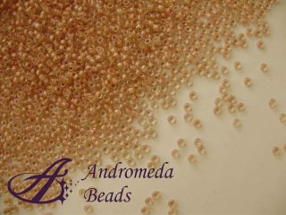 Miyuki Rocailles 15/0 colore 2199 Lined Beige AB 5g