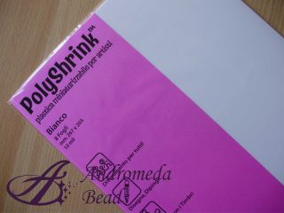 Confezione 8 Fogli 267x203mm PolyShrink colore Bianco