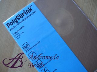 Confezione 8 Fogli 267x203mm PolyShrink colore Trasparente
