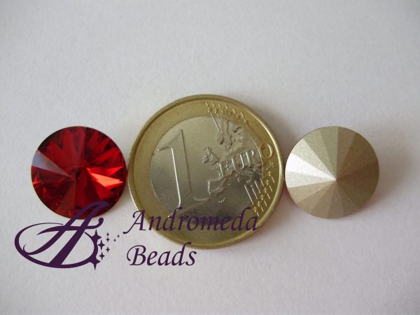 Cristallo Swarovski Round Stone 1122 14mm Siam