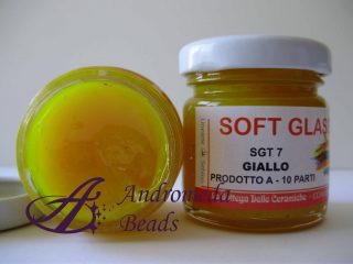 Resina Epossidica Bicomponente Soft Glass colore Giallo 40gr